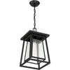 Denver 1 Light 8 inch Black Outdoor Hanging Lantern 5-2025-BK