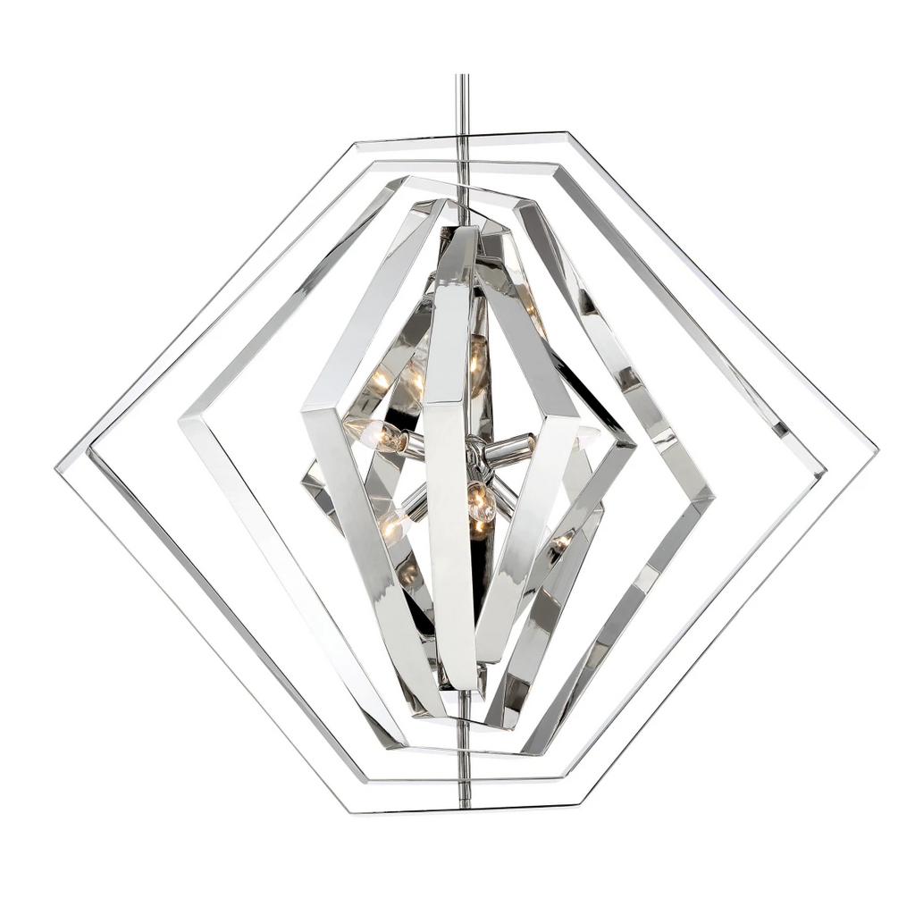 Eurofase Lighting Downtown 6 Light 33" Wide Abstract 31887-014