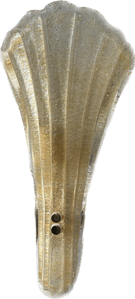 Gold-Flecked Murano Glass Eurofase Wall Sconce