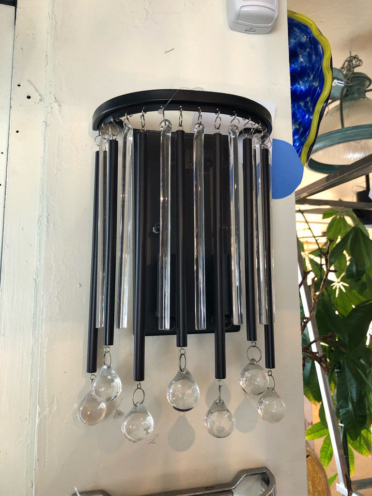 Copy of Kichler 43727CH Piper Wall Sconce, Black