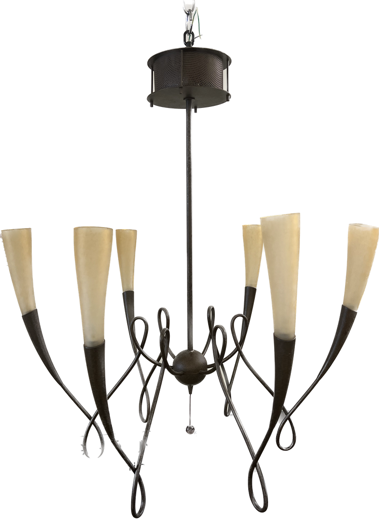 6 Light Chandelier OA 32SFIB4A VIRGIN