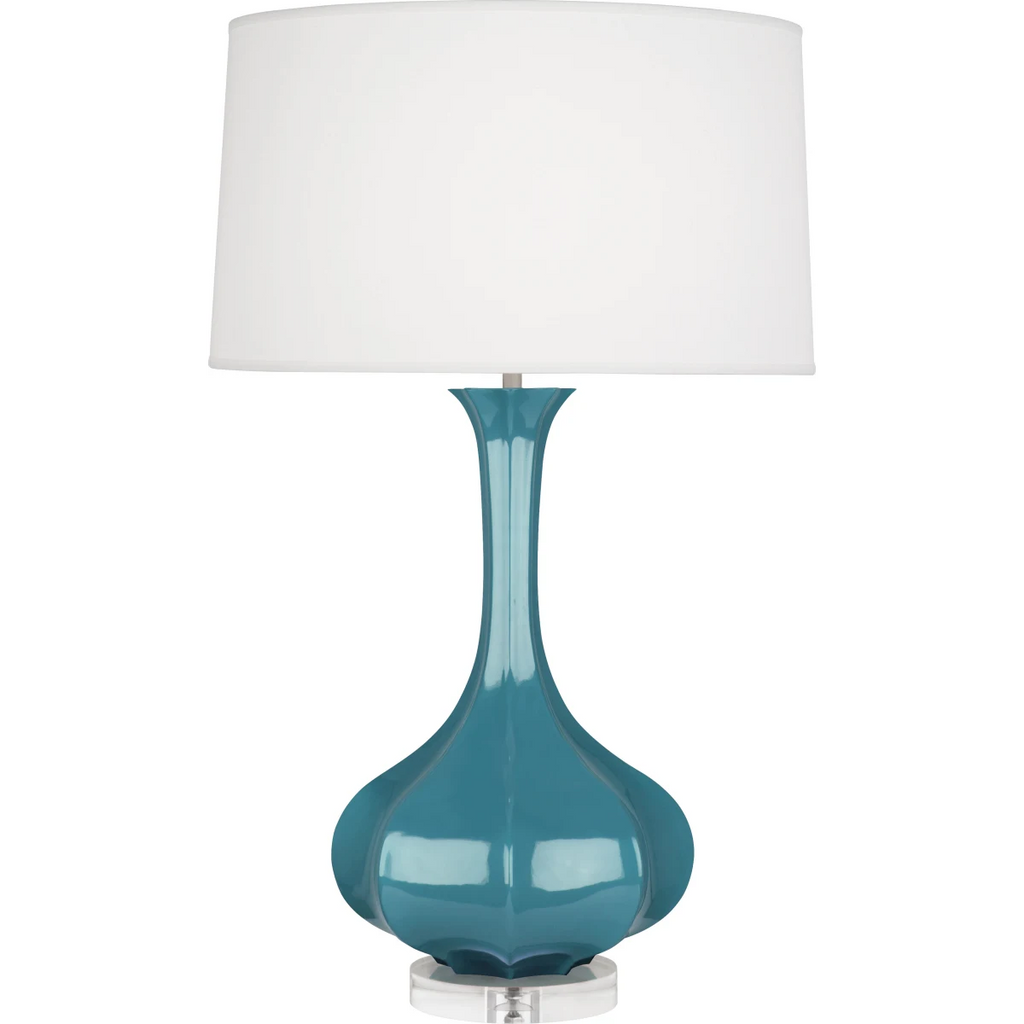 Robert Abbey Pike 32" Vase Table Lamp with Lucite Accents OB996