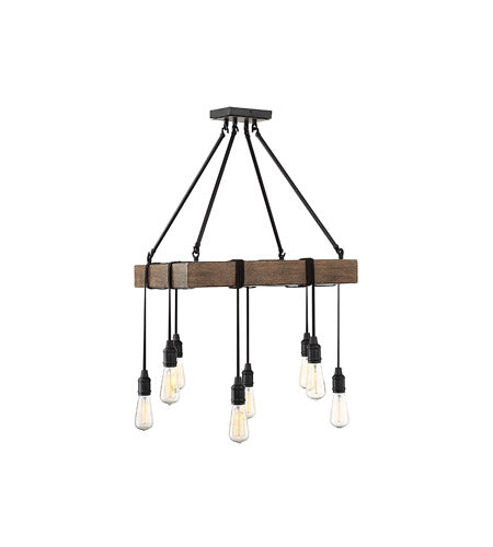Savoy House 1-991-8-41 Burgess 8 Light 22 inch Durango Pendant Ceiling Light