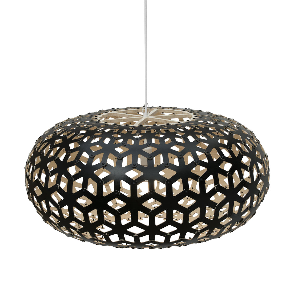 DAVID TRUBRIDGE  SNO-0800 BLK BLK Snowflake Pendant