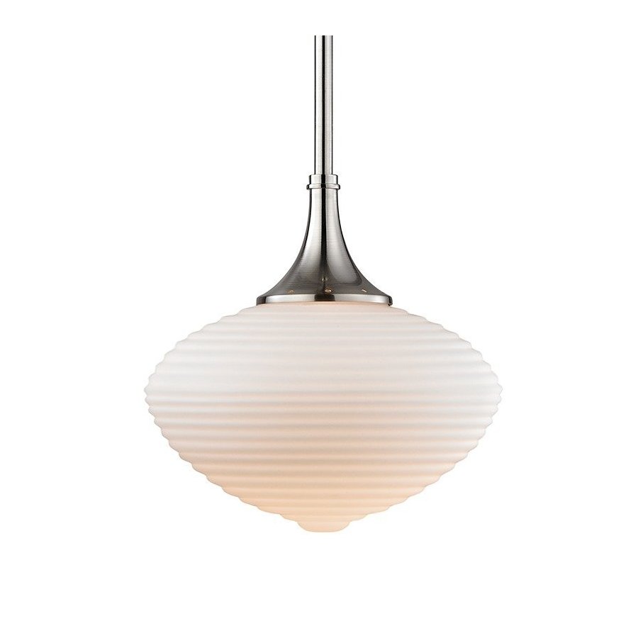 12" Knox 1 Light Island Pendant - Satin Nickel 1912-SN