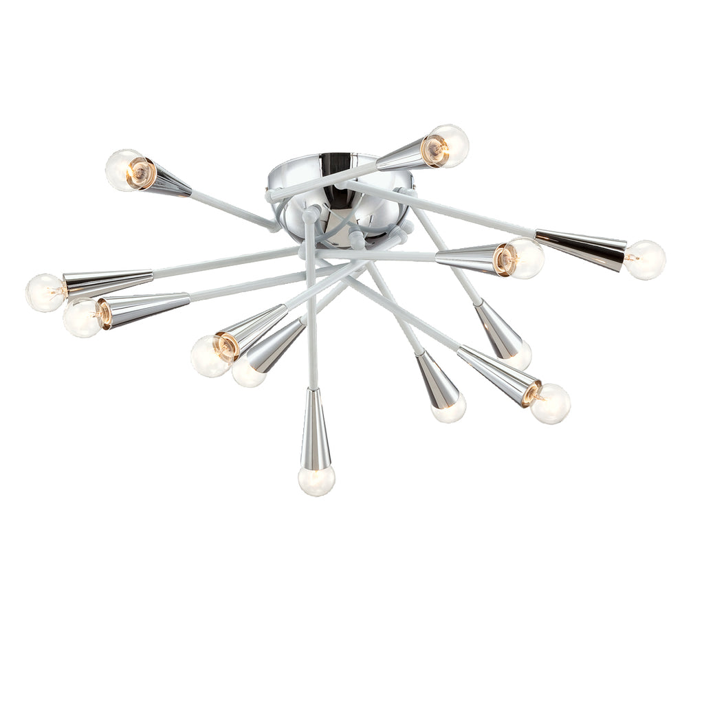 Eurofase Lighting 22802-026 Zazu 25.75" Diameter 12-Light Flushmount