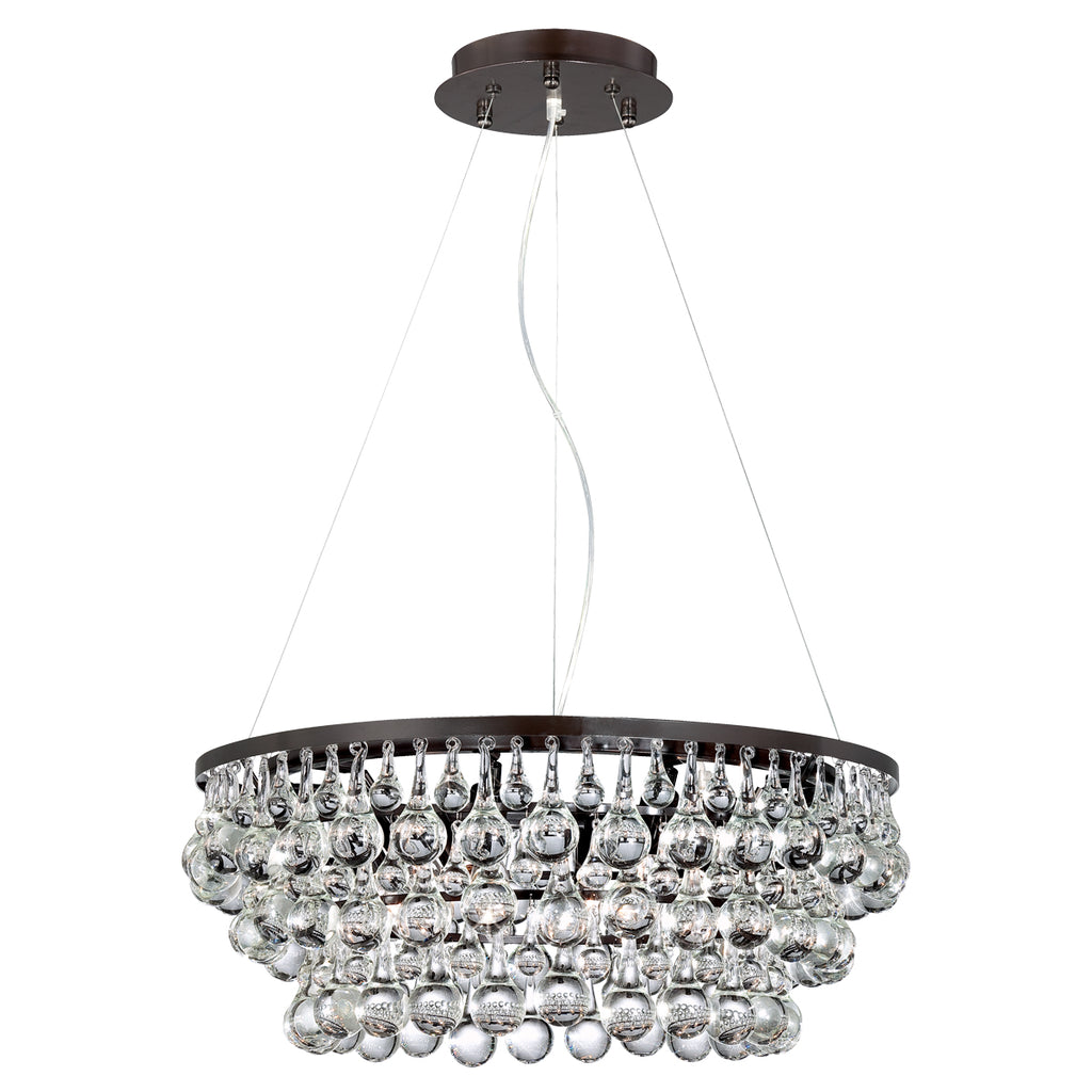 Eurofase Lighting 25689-013 Canto 24.5" Diameter 8-Light Chandelier