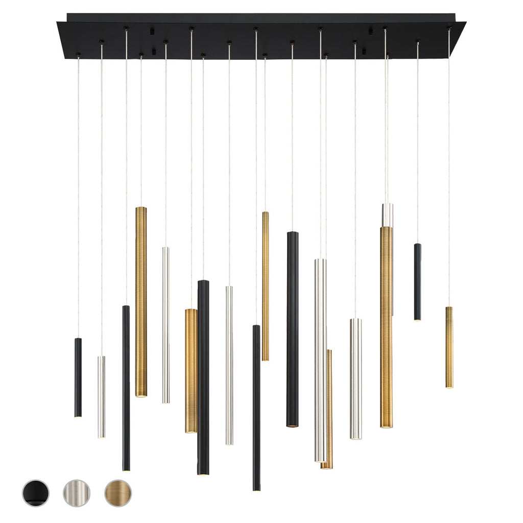 Eurofase Lighting 31446-043 Santana 42" Linear LED Chandelier