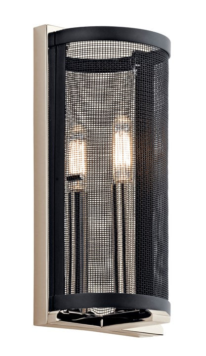 Kichler Titus 1 Light Sconce Polished Nickel 43716PN
