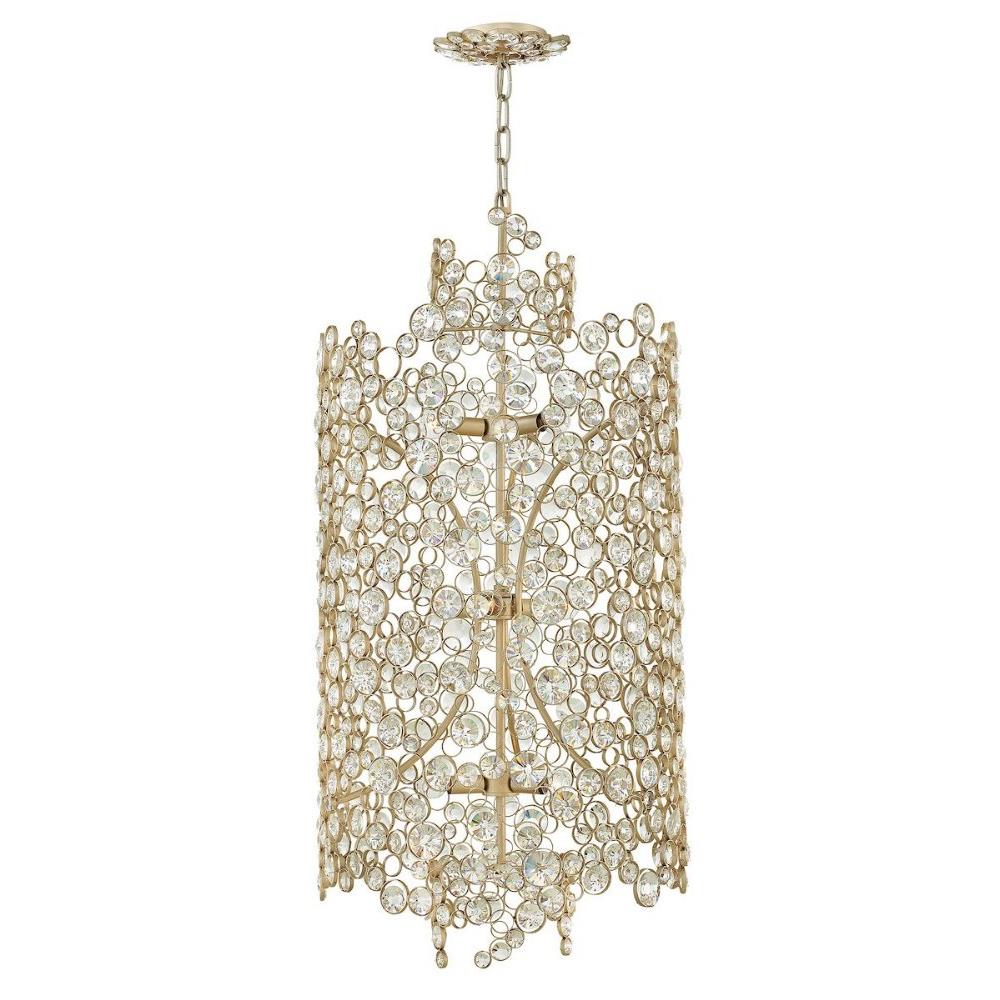 Hinkley Anya 9 Light 3 Tier Chandelier FR44819SLF Silver Leaf