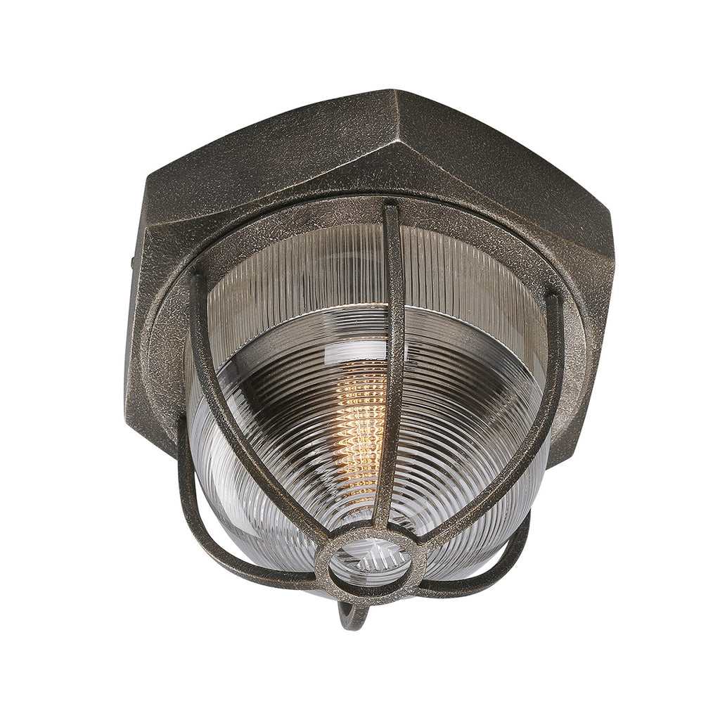 Troy Lighting Acme C3891 Aged Silver Flush Mount