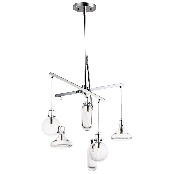 Kem Polished Chrome Multi-Light Pendant E24306-18PC
