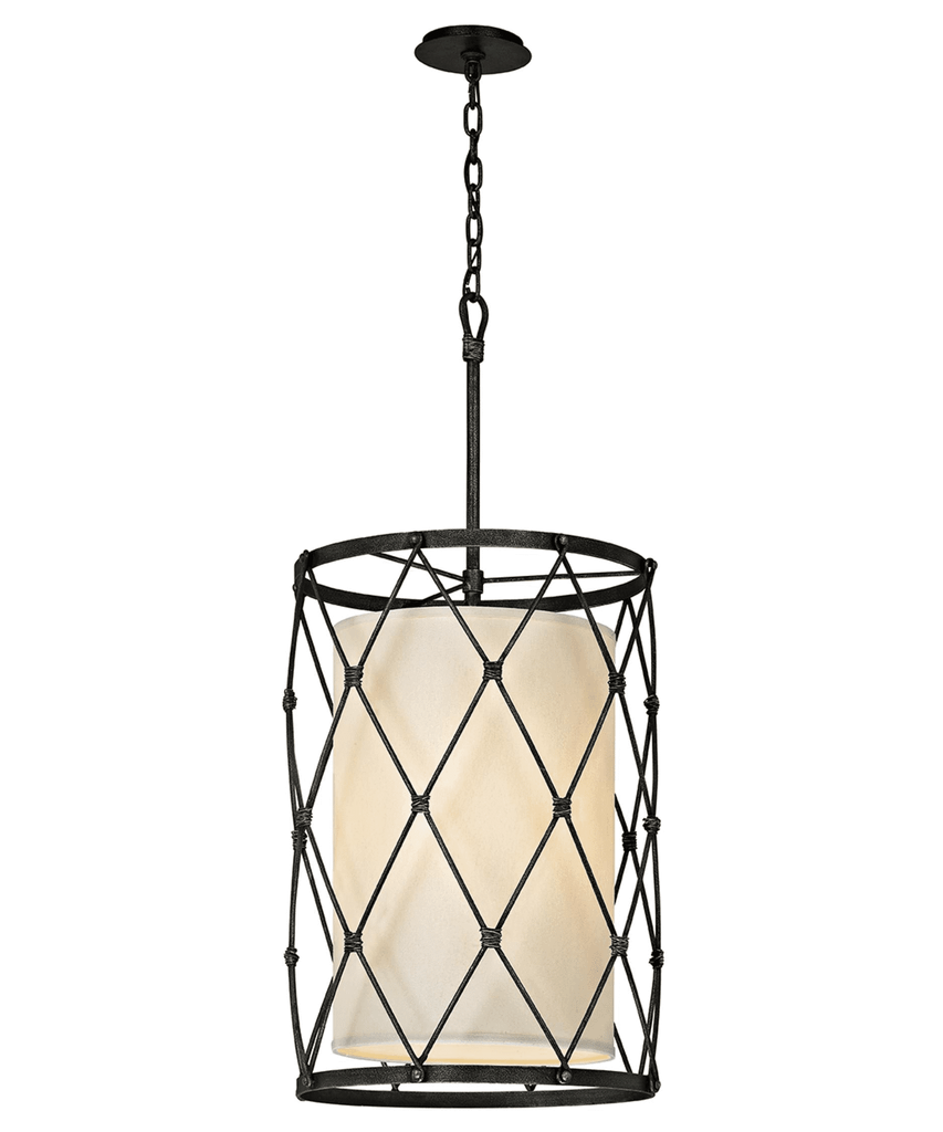 Troy Lighting F5944 Palisade 4 Light 38.5" Tall Aged Pewter Pendant