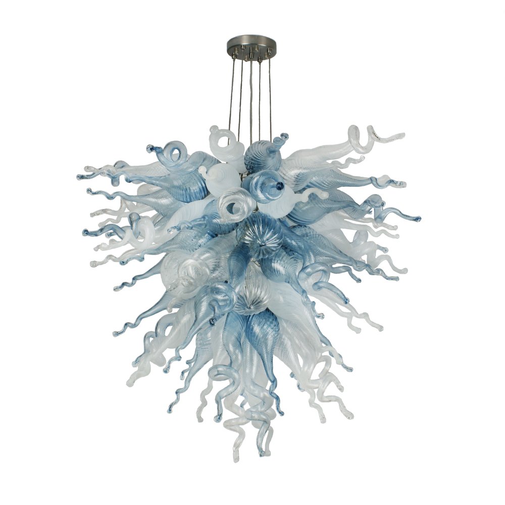 Viz Art Glass ColorSelect Winter Sky Mini Chandelier