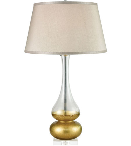 Dimond Lighting D3824 Heat Signature 30" Gold Leaf & Clear Table Lamp