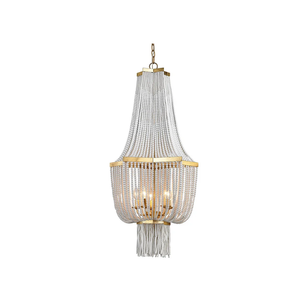 Elk Home Chaumont 5 Light 21" Wide Beaded Empire Chandelier 1142-008