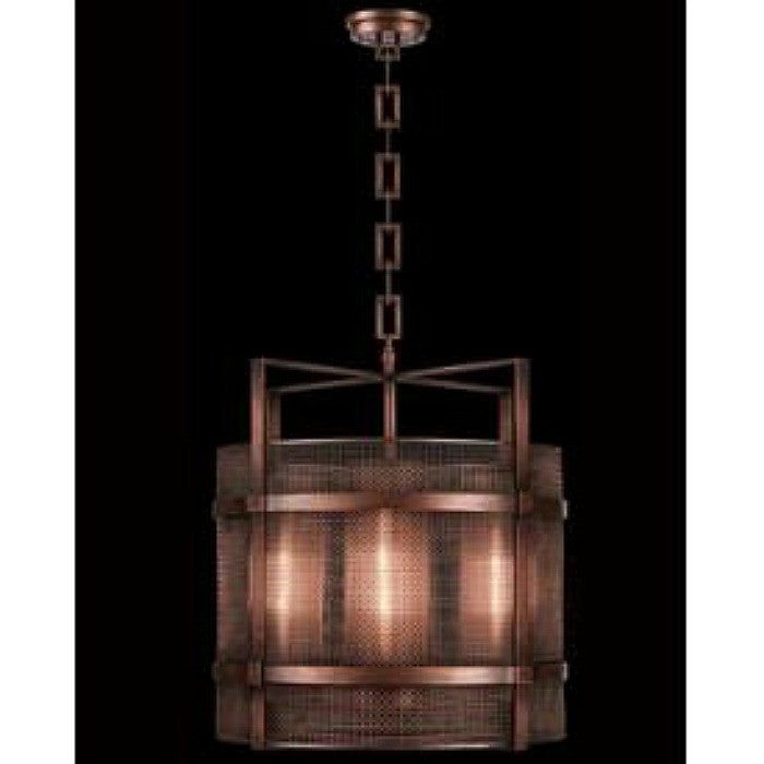 741440ST Fine Art Lamps Copper Veil - Four Light Lantern