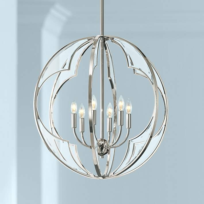 Kichler Montavello 6 Light Pendant Polished Nickel™ 43097PN