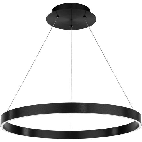 Sirius LED 24 inch Black Pendant Ceiling Light PD-81124 BK