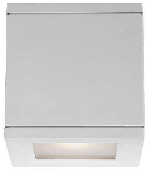 Modern Forms WS-W2505 WH Rubix Energy Smart 2 Light Outdoor Wall Light