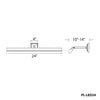 WAC LIGHTING HEMMINGWAY PICTURE LIGHT 2700K PL-LED14-27-BB