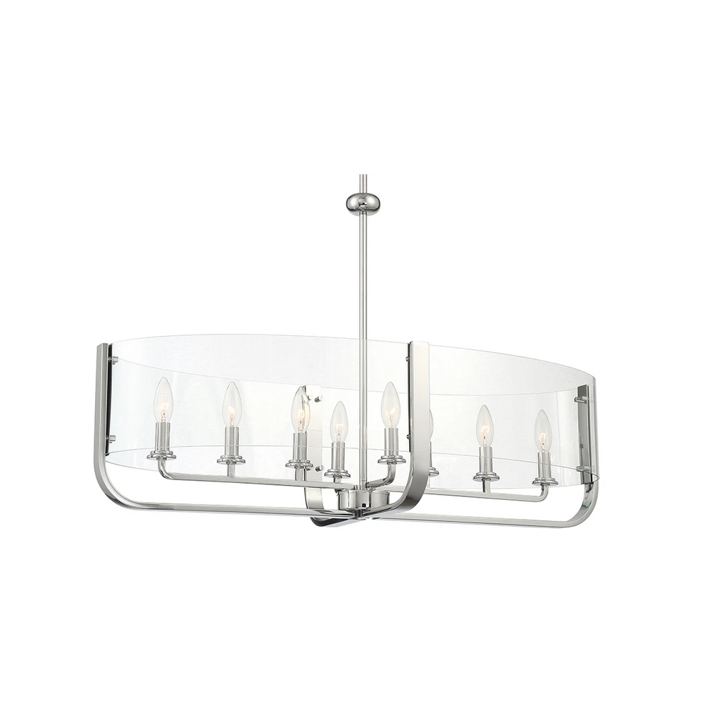 Eurofase Lighting Campisi 8 Light 35" Wide Taper Candle Chandelier 38157-028