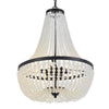 Rylee Six-Light Matte Black Chandelier 608MK