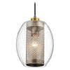 Kichler Asher™ 1 Light Mini Pendant Antique Pewter 44102AP