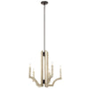 Kichler Botanica 5 Light Chandelier Anvil Iron 44260AVI