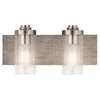 Kichler Dalwood™ 2 Light Vanity Light Classic Pewter 45927CLP