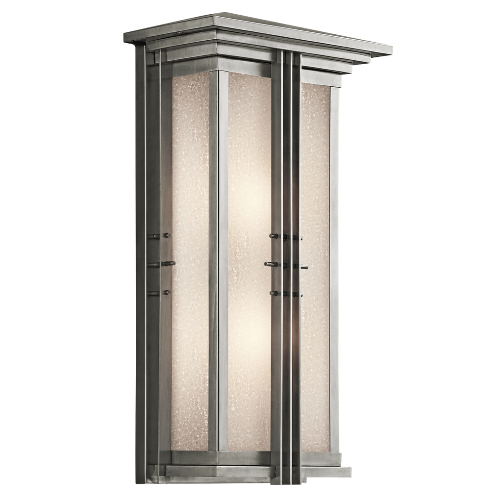 Portman Square Collection Portman Square 2 Light Outdoor Wall Light - SS 49160SS (Stainless)