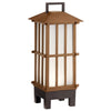 Kichler Davis Portable Bluetooth LED Lantern Bamboo Wood 49247BWFLED