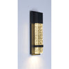 Cascade LED 14 inch Black Outdoor Wall Sconce 55910BGBK