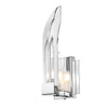 Golden Lighting C148-W1-CH Chrome Nan 1 Light ADA Compliant Bathroom Sconce