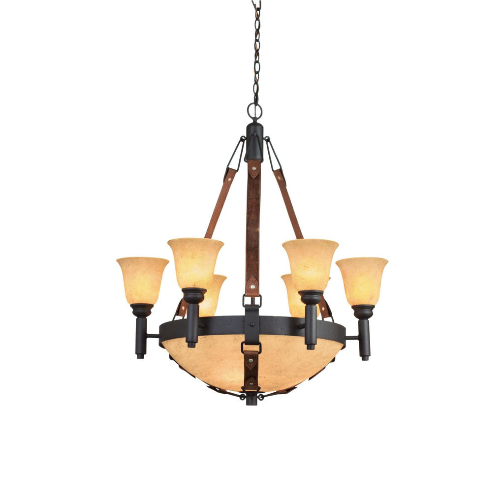 Rodeo Drive 30 Inch 9 Light Chandelier by Kalco Lighting 4646 B