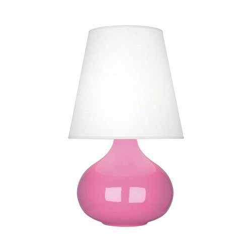 Robert Abbey Schiaparelli Pink June Accent Lamp in Schiaparelli Pink Glazed Ceramic SP93
