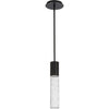 Sleek LED 3 inch Black Outdoor Pendant PD-W63114-BK