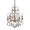 Troy Lighting Sienna 4 Light 21" Wide Crystal Chandelier F4743